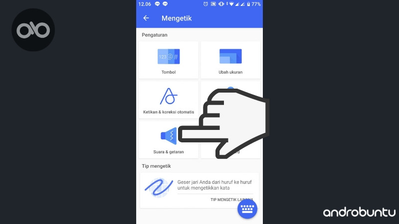 Cara Mematikan dan Mengaktifkan Getar Keyboard Samsung by Androbuntu.com 2