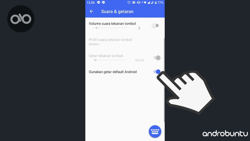 Cara Mematikan dan Mengaktifkan Getar Keyboard Samsung by Androbuntu.com 3