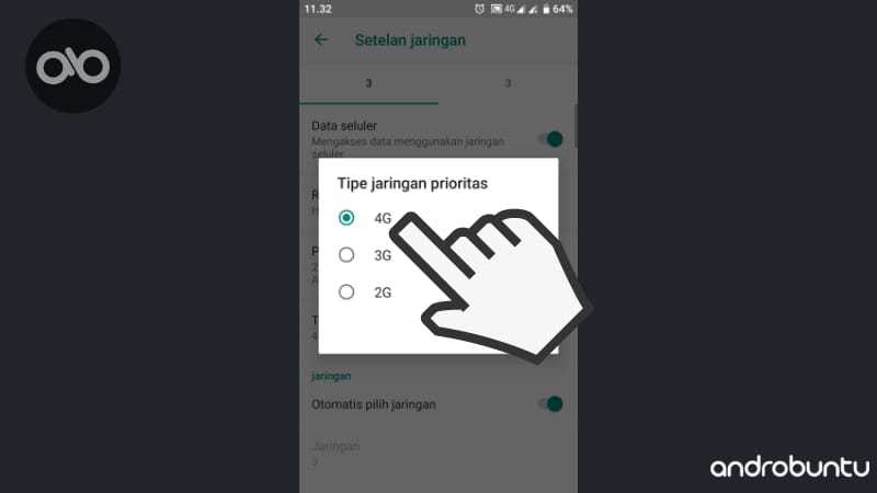 Cara Mengunci Jaringan 4G pada Ponsel Android by Androbuntu.com 4