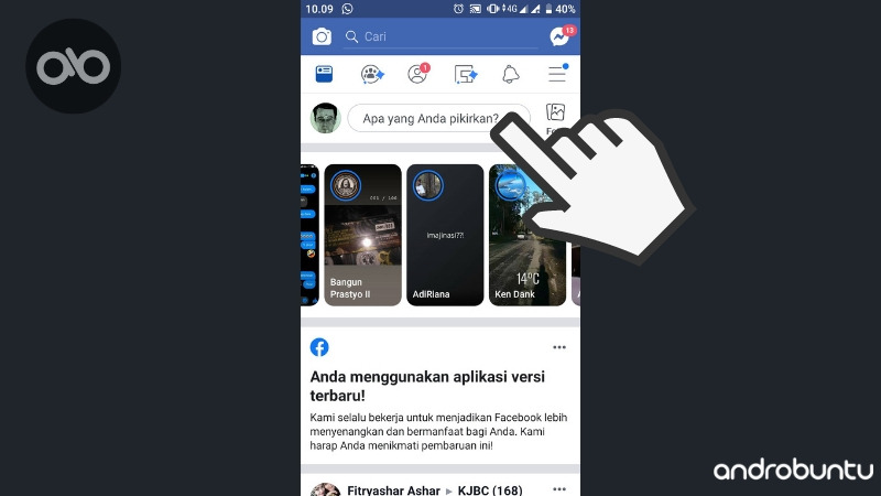 Cara Siaran Langsung Live Streaming di Facebook by Androbuntu.com 1