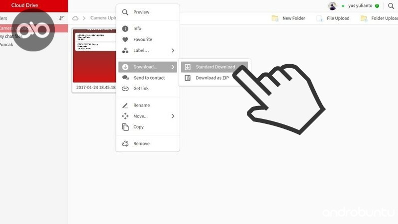Cara Download File di MEGA di PC by Androbuntu.com 2