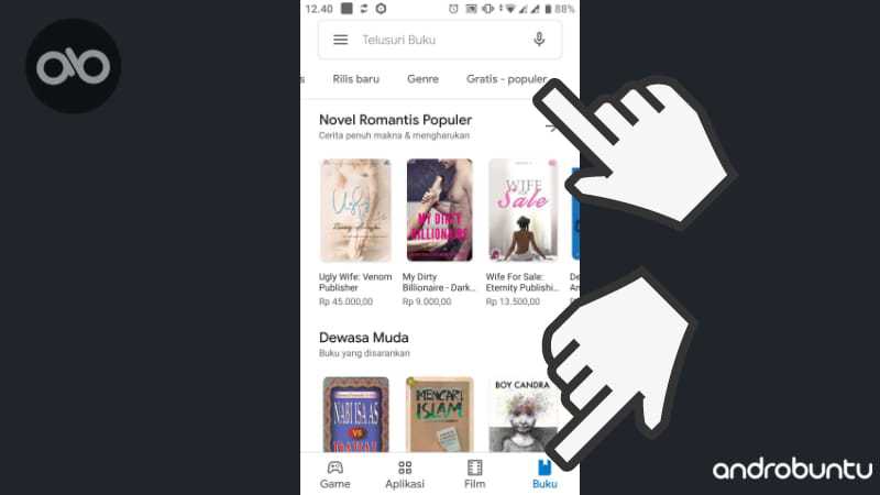Cara Download dan Baca Buku di Google Play Book by Androbuntu.com 1