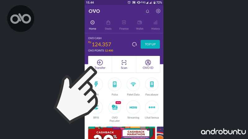 Cara Transfer Saldo OVO ke Gopay by Androbuntu.com 1