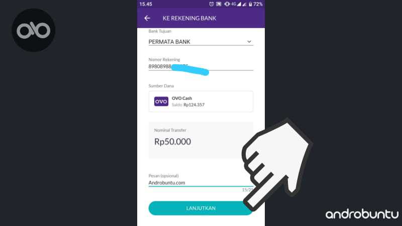Cara Transfer Saldo OVO ke Gopay by Androbuntu.com 3