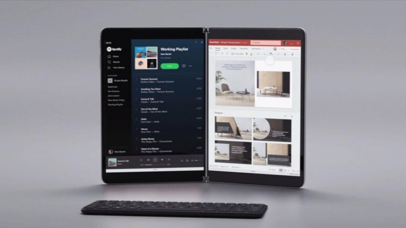 Microsoft Neo dengan Windows 10X by Androbuntu.com 2