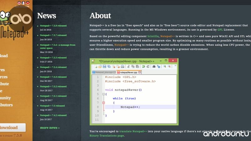 Teks Editor Terbaik untuk Windows, Mac dan Linux by Androbuntu.com 4