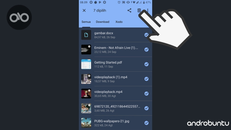 Cara Menghapus File di Folder Download Android 3