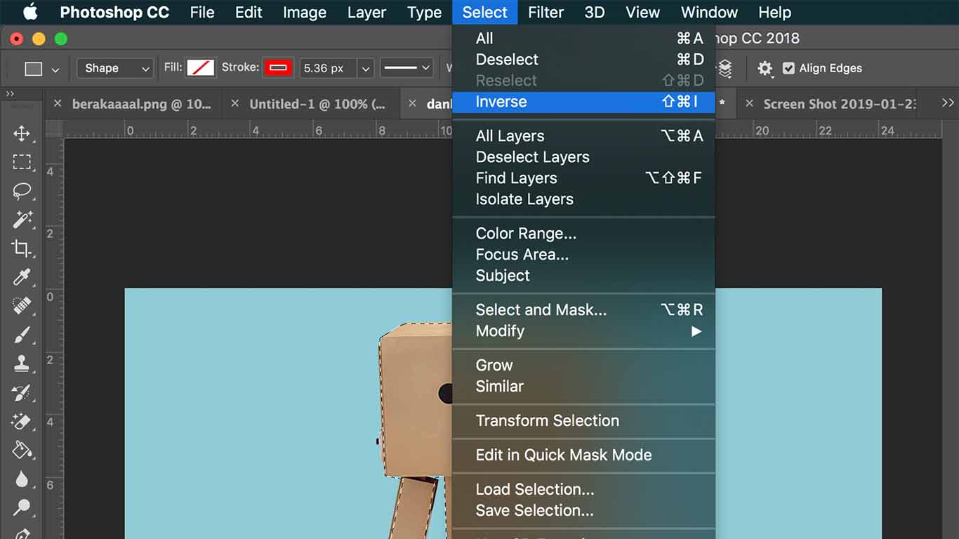Cara menghilangkan background foto di photoshop