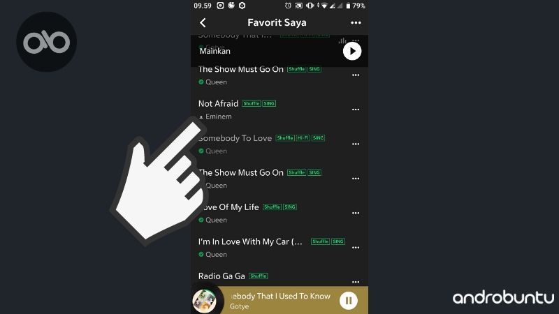 Cara Download Lagu di Joox untuk Didengarkan Offline by Androbuntu.com 4