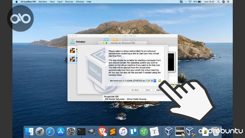 Cara Install Linux di VirtualBox by Androbuntu 10