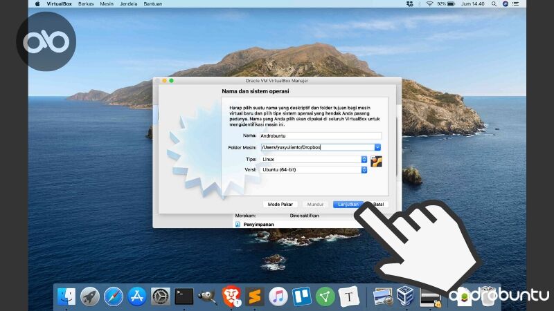 Cara Install Linux di VirtualBox by Androbuntu 3