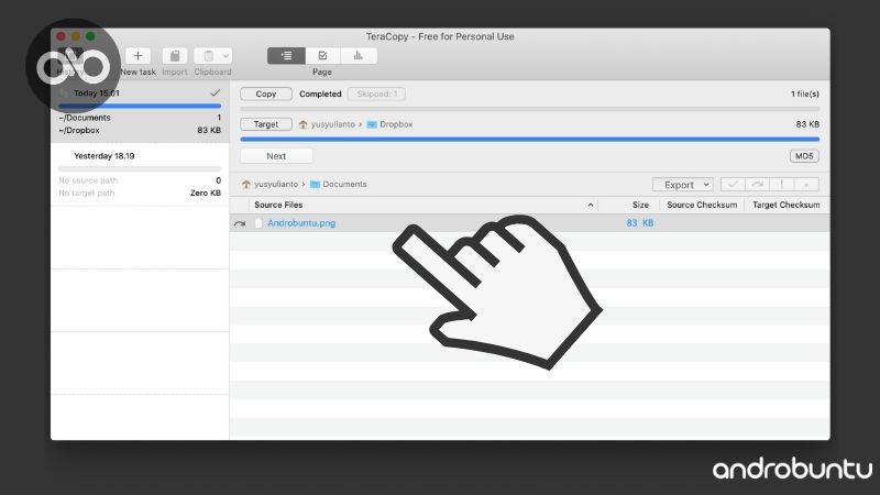 Cara Mempercepat Copy Paste File by Androbuntu 7