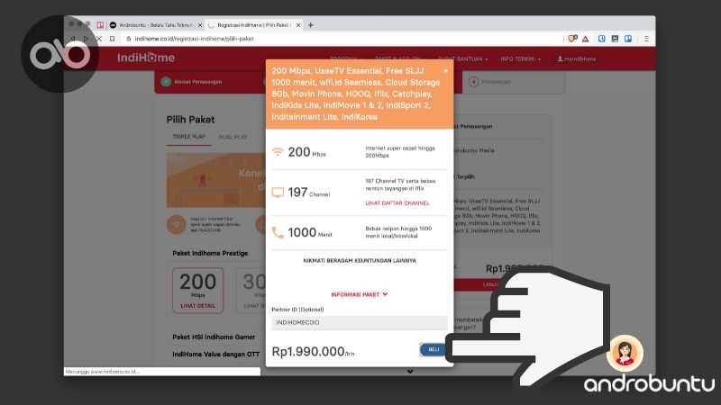 Cara Daftar IndiHome by Androbuntu 3