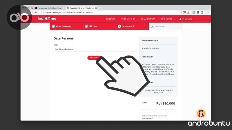 Cara Daftar IndiHome by Androbuntu 4