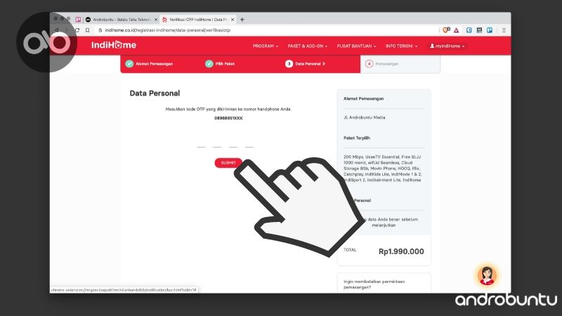 Cara Daftar IndiHome by Androbuntu 6