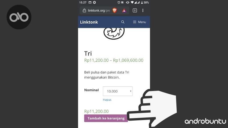 Cara Beli Pulsa Menggunakan Bitcoin by Androbuntu 2
