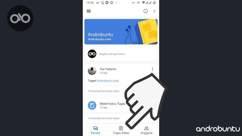 Cara Absen di Google Classroom by Androbuntu 3
