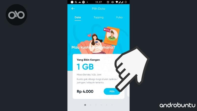 Cara Beli Paket Data di by.U by Androbuntu 2