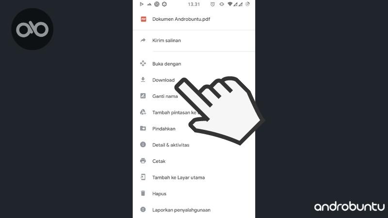 Cara Download Dokumen di Google Classroom by Androbuntu 6