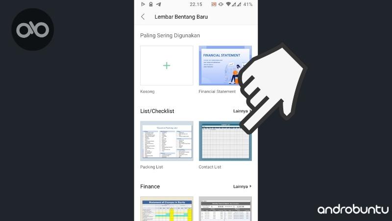 Cara Membuat Excel di WPS Office by Androbuntu 3