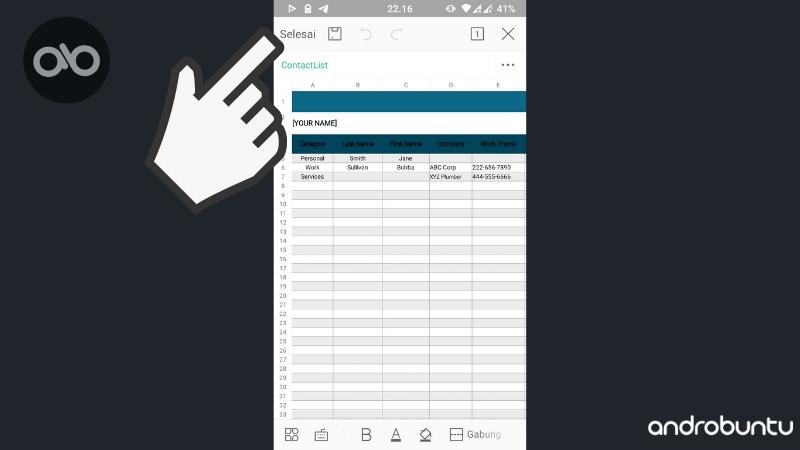 Cara Membuat Excel di WPS Office by Androbuntu 5