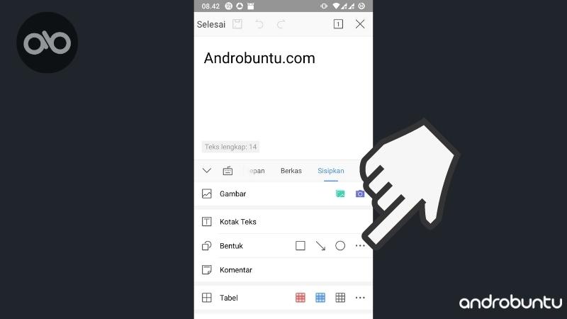 Cara Menambahkan Grafik di WPS Office by Androbuntu 3