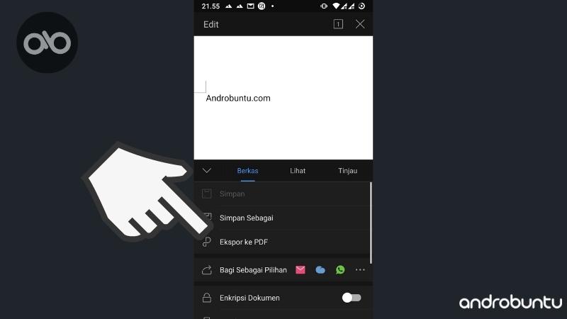 Cara Mengubah Word Menjadi PDF di WPS Office by Androbuntu 2