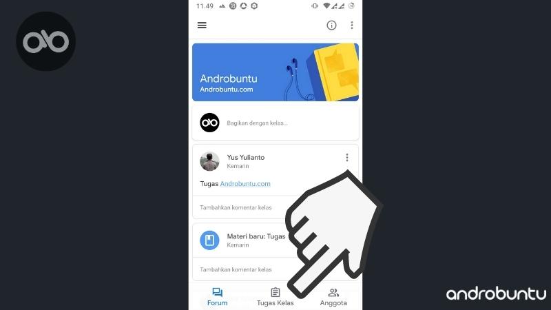 Cara Mengumpulkan Tugas di Google Classroom by Androbuntu 1