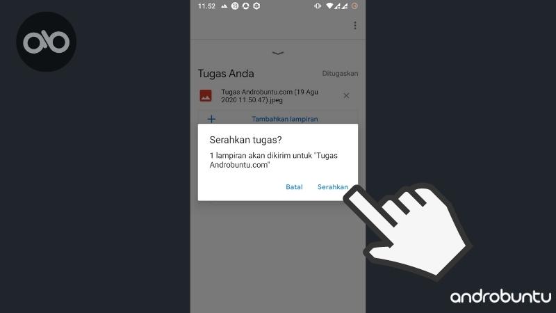 Cara Mengumpulkan Tugas di Google Classroom by Androbuntu 7