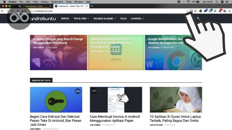 Cara Screenshot di Firefox by Androbuntu 1