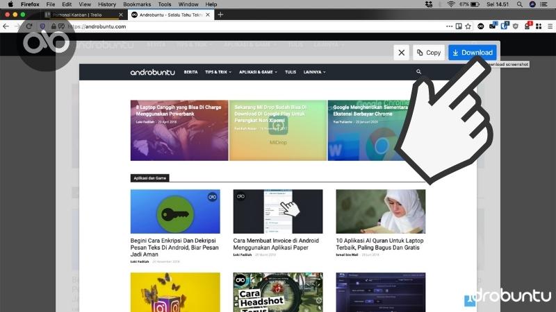 Cara Screenshot di Firefox by Androbuntu 4