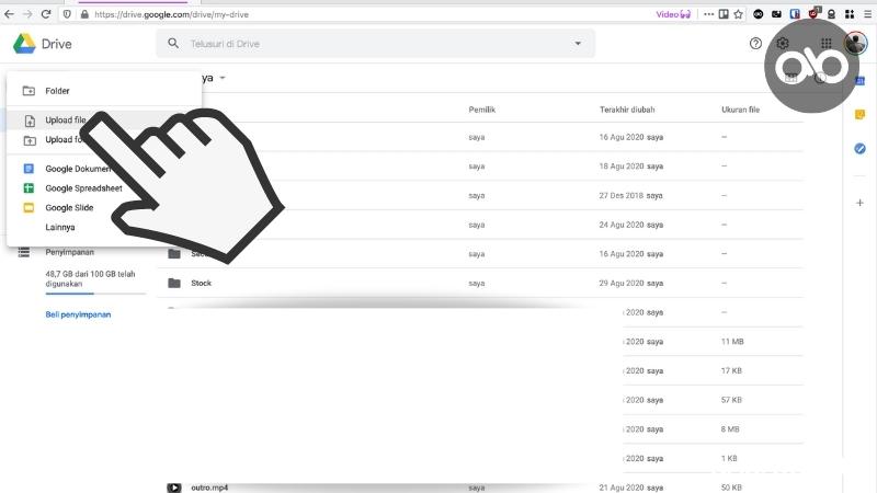 Cara Upload Video ke Google Drive by Androbuntu 9