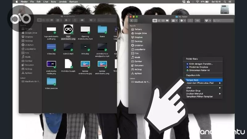 Cara Copy Paste File dan Teks di PC dan Android by Androbuntu 10