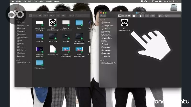 Cara Copy Paste File dan Teks di PC dan Android by Androbuntu 11
