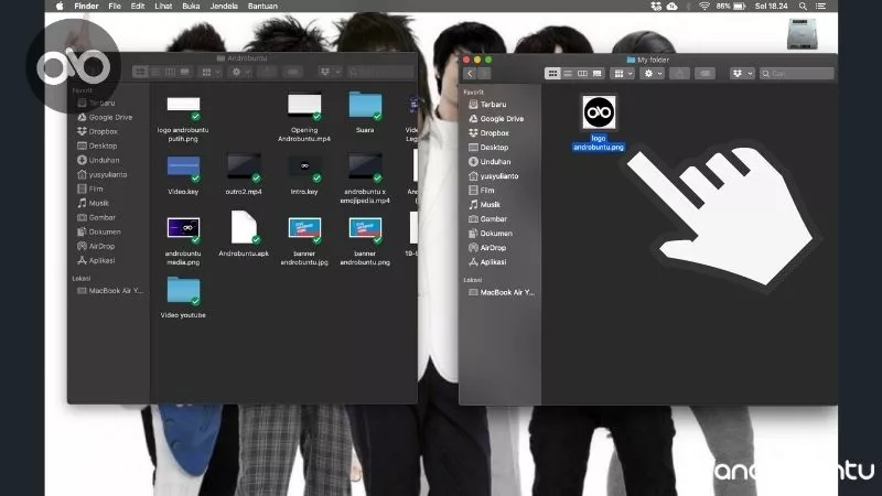 Cara Copy Paste File dan Teks di PC dan Android by Androbuntu 13