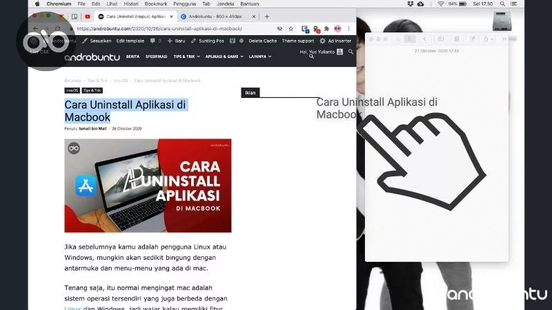 Cara Copy Paste File dan Teks di PC dan Android by Androbuntu 7