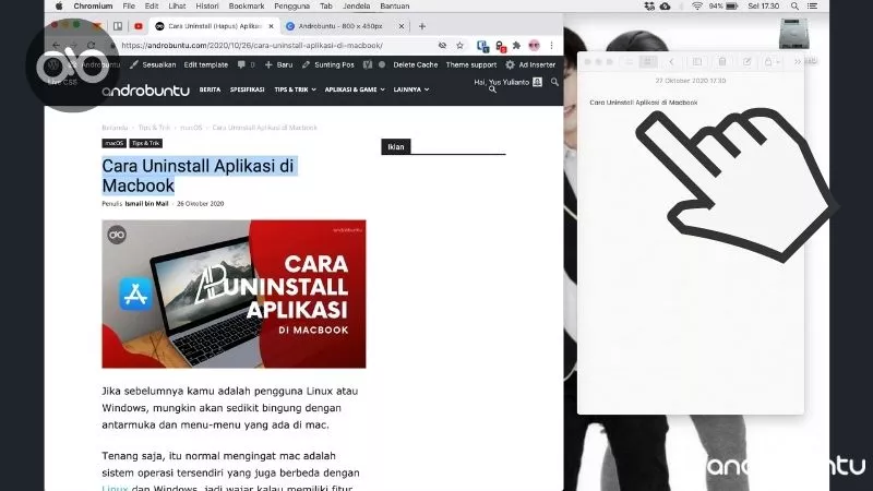 Cara Copy Paste File dan Teks di PC dan Android by Androbuntu 8