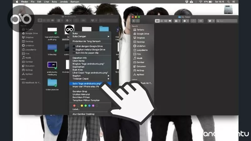 Cara Copy Paste File dan Teks di PC dan Android by Androbuntu 9