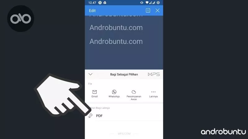 Cara Membuat PDF di WPS Office by Androbuntu 4