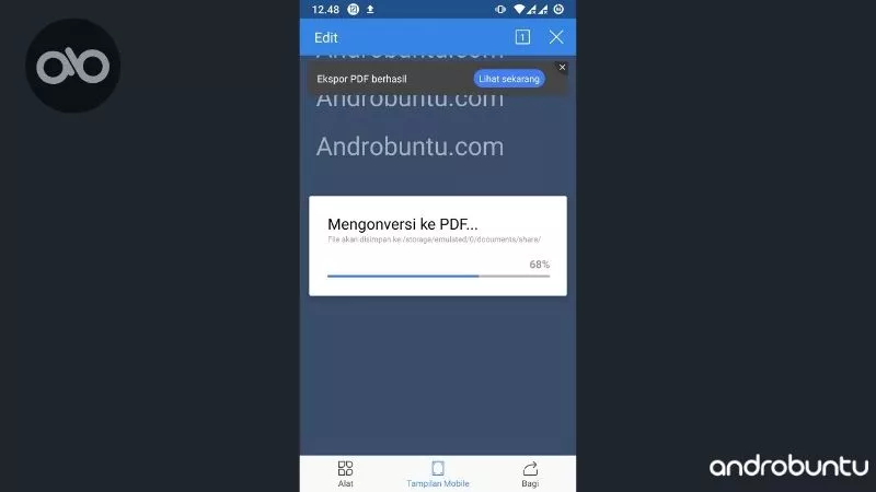 Cara Membuat PDF di WPS Office by Androbuntu 5