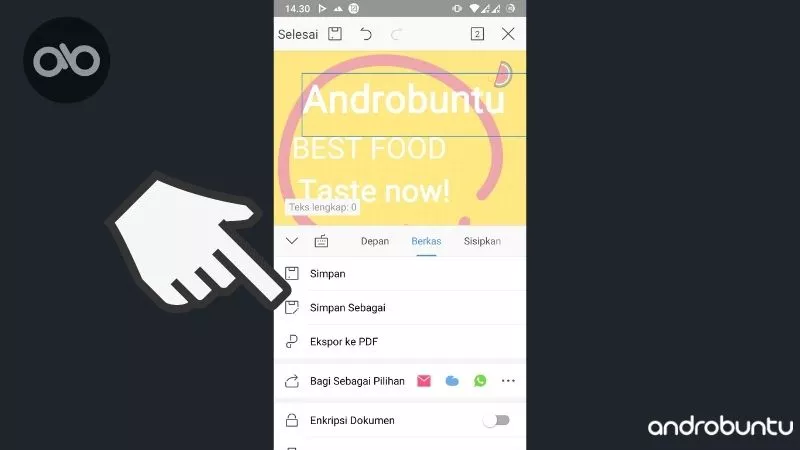 Cara Membuat Poster di WPS Office by Androbuntu 8