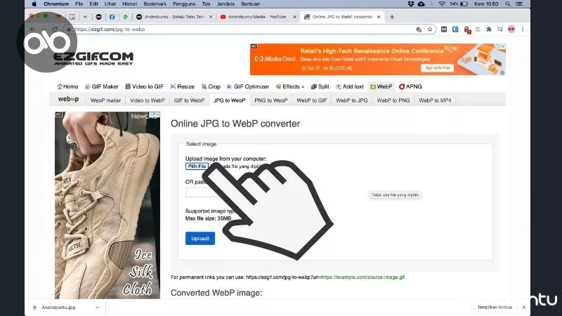 Cara Mengubah Gambar JPG dan PNG Menjadi WebP by Androbuntu 1