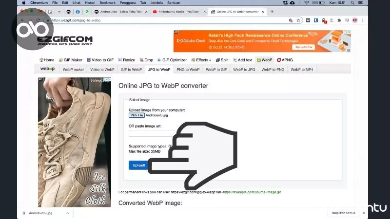 Cara Mengubah Gambar JPG dan PNG Menjadi WebP by Androbuntu 3