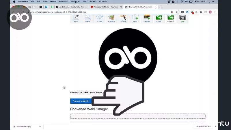 Cara Mengubah Gambar JPG dan PNG Menjadi WebP by Androbuntu 4