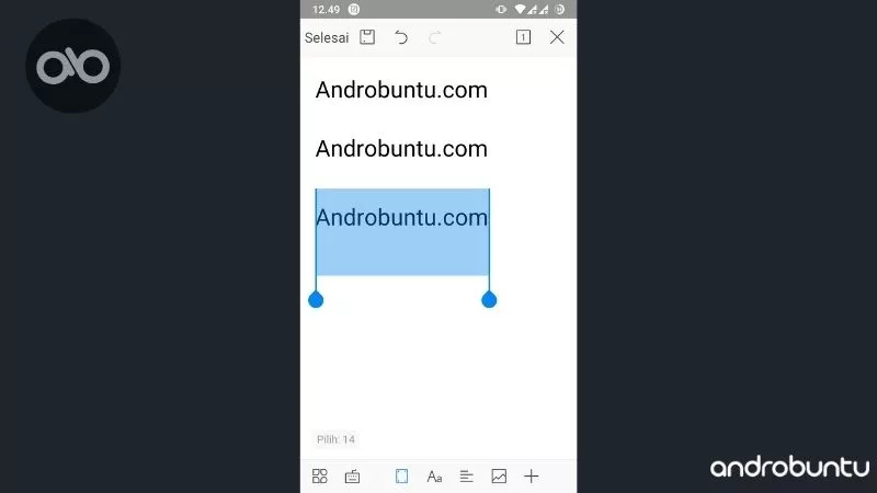 Cara Mengubah Jenis Font di WPS Office by Androbuntu 1