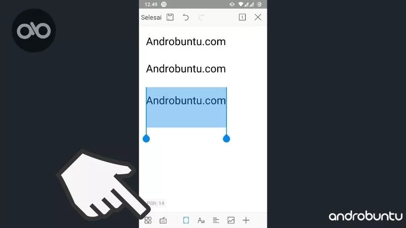 Cara Mengubah Jenis Font di WPS Office by Androbuntu 2