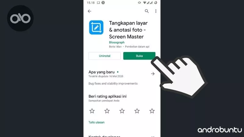 Cara Screenshot Tanpa Tombol Power di Android by Androbuntu 1