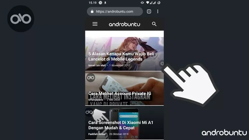 Cara Screenshot Tanpa Tombol Power di Android by Androbuntu 4