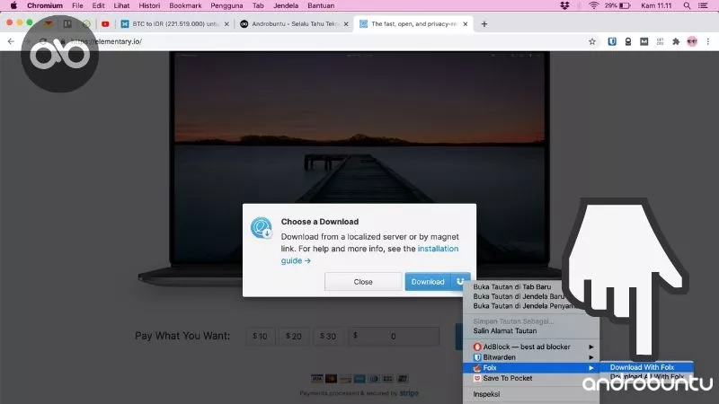 Cara Download File Torrent di macOS by Androbuntu 2