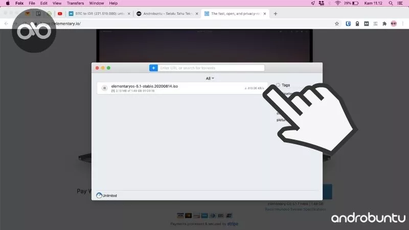 Cara Download File Torrent di macOS by Androbuntu 4